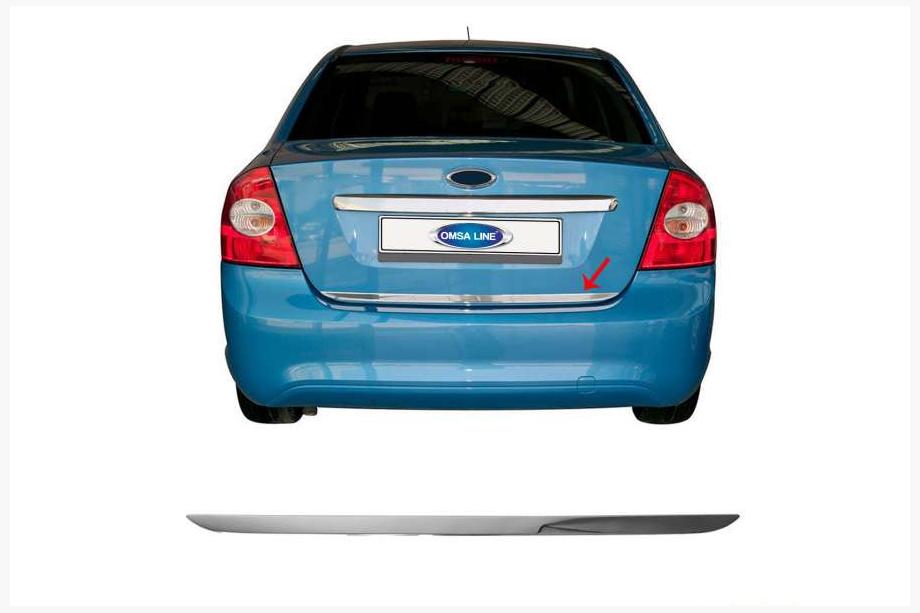 Ford Focus II 2008–2011 Bagāžnieka vāka apmale (Sedans, nerūsējošais tērauds) Image