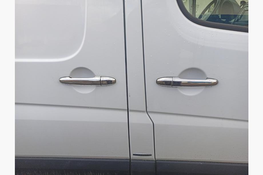 Mercedes Sprinter W906 2006–2018 Durvju rokturu uzlikas (4 gab., nerūsējošais tērauds) OmsaLine – itāļu nerūsējošais tērauds Foto 2