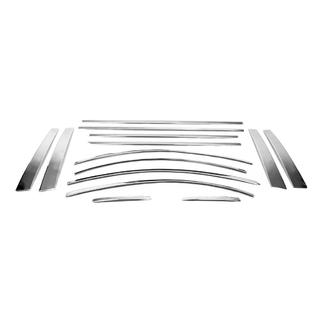 Pilna logu apmale (14 gab., nerūsējošais tērauds) Hyundai Accent 2006–2010 foto 3