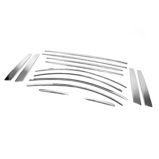Pilna logu apmale (14 gab., nerūsējošais tērauds) Hyundai Accent 2006–2010 foto 2