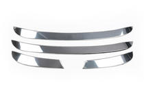 Hyundai Santa Fe 2 2006–2012 Uzlikas radiatora režģim (2010-2012, 4 gab., nerūs. tērauds) foto 3