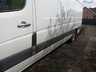 Volkswagen Crafter 2006–2016 Durvju rokturu uzlikas (4 gab., nerūsējošais tērauds) Carmos – turku nerūsējošais tērauds foto 5