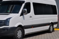 Volkswagen Crafter 2006–2016 Sānu aizsargcaurules (2 gab., nerūsējošais tērauds) Ø60, vidējā riteņu bāze foto 2