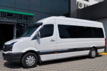Volkswagen Crafter 2006–2016 Sānu aizsargcaurules (2 gab., nerūsējošais tērauds) Ø60, vidējā riteņu bāze foto 1