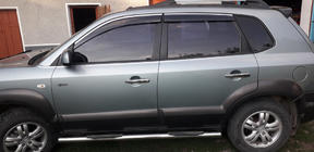 Hyundai Tucson JM 2004– Durvju rokturu uzlikas (4 gab., nerūsējošais tērauds) foto 4