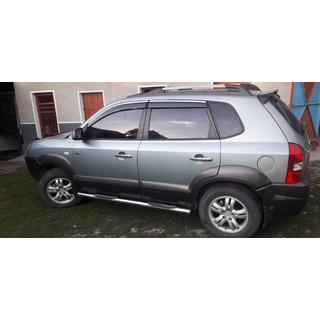 Durvju rokturu uzlikas (4 gab., nerūsējošais tērauds) Hyundai Tucson JM 2004– foto 3