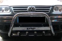 Volkswagen Caddy 2004–2010 Priekšējais bullbar WT003 (nerūsējošais tērauds) foto 5