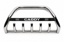 Volkswagen Caddy 2004–2010 Priekšējais bullbar WT003 (nerūsējošais tērauds) 60 mm, bez uzraksta foto 3