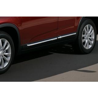 Durvju moldinga uzlikas (4 gab., nerūsējošais tērauds) Kia Sorento II XM 2009–2014 foto 1