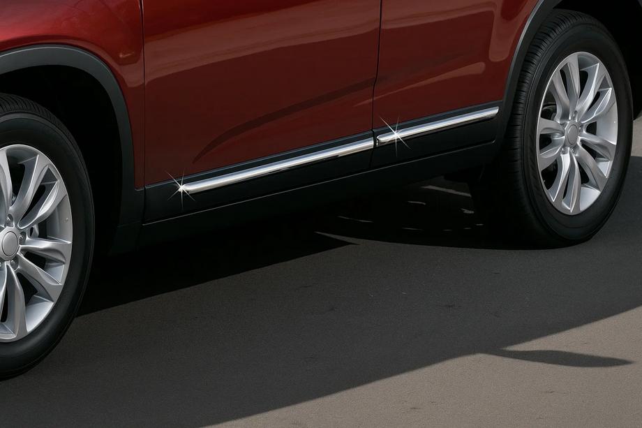Kia Sorento II XM 2009–2014 Durvju moldinga uzlikas (4 gab., nerūsējošais tērauds) Image