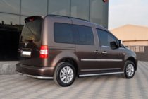 Volkswagen Caddy 2004–2010 Sānu caurules BB001 (2 gab., nerūsējošais tērauds) foto 3