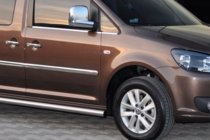 Volkswagen Caddy 2010–2015 Sānu caurules BB001 (2 gab., nerūsējošais tērauds) Ø60, Maxi garā bāze foto 6