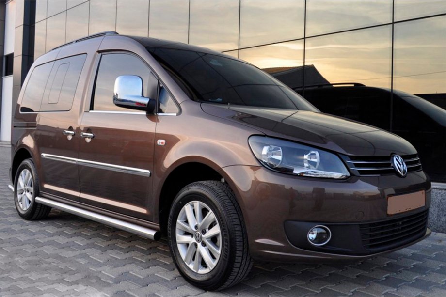 Volkswagen Caddy 2010–2015 Sānu caurules BB001 (2 gab., nerūsējošais tērauds) Ø60, Maxi garā bāze Image