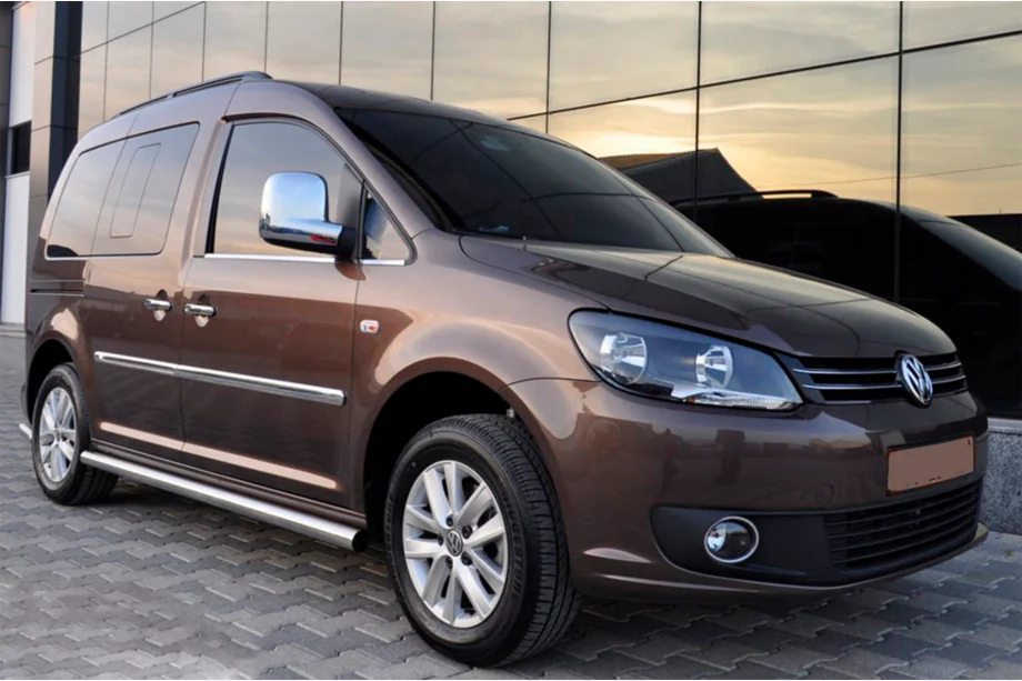 Volkswagen Caddy 2010–2015 Sānu caurules BB001 (2 gab., nerūsējošais tērauds) Image