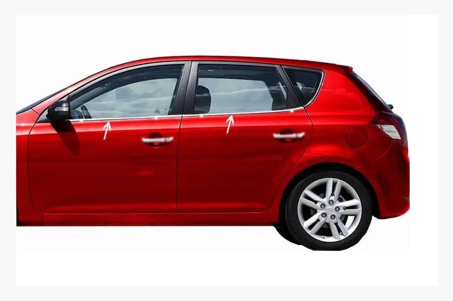 Kia Ceed 2007–2012 Logu apmales (4 gab., nerūsējošais tērauds) Image