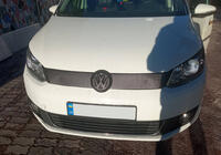 Volkswagen Caddy 2010–2015 Ziemas pārsegs radiatora restei (augšējais) Matēta foto 1
