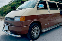 Volkswagen T4 Caravelle/Multivan 1990–2003 Durvju rokturu uzlikas (7 gab., nerūsējošais tērauds) Carmos - turku teras foto 7