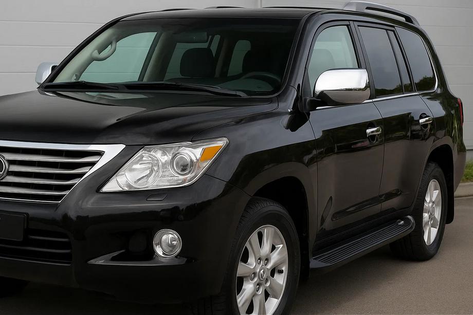 Lexus LX570/450d 2008–2022 Spoguļu uzlikas (2008-2012, 2 gab., nerūsējošais tērauds) Foto 1