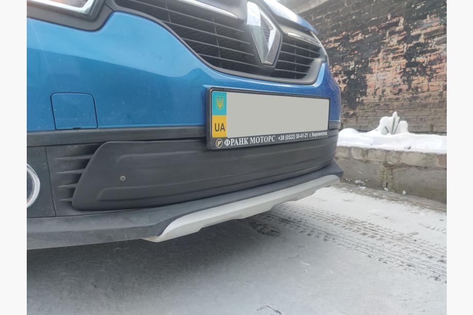 Renault Sandero 2013–2022 Ziemas apakšējā režģa uzlika (2013-2017) Glancēta Foto 4