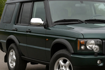 Land Rover Discovery II 1998–2004 Spoguļu uzlikas (2 gab., nerūsējošais tērauds) OmsaLine – itāļu nerūsējošais tērauds foto 1