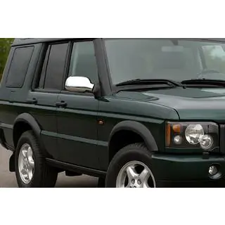 Spoguļu uzlikas (2 gab., nerūsējošais tērauds) Land Rover Discovery II 1998–2004 foto 1