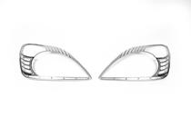 Honda CRV 2001–2006 Hromētas priekšējo lukturu uzlikas (2 gab., plastmasa) 2004-2006 foto 2