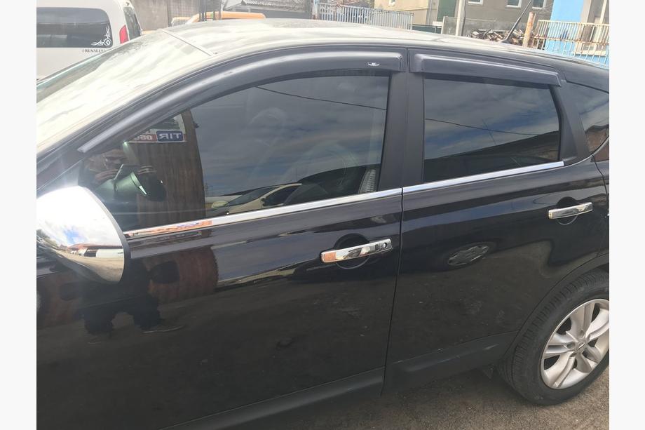 Nissan Qashqai 2010–2014 Ārējās apmales (4 gab., nerūsējošais tērauds) Foto 5