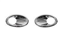 Nissan Qashqai 2010–2014 Miglas lukturu apmales ar iedobi (2 gab., plastmasa) foto 2