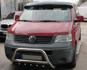 Volkswagen T5 Transporter 2003–2010 Priekšējais bullbar WT003 (nerūsējošais tērauds) 60 mm, bez uzraksta foto 7