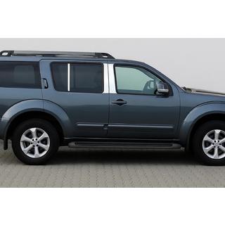 Durvju statņu uzlikas (6 gab., nerūsējošais tērauds) Nissan Pathfinder R51 2005–2014 foto 1