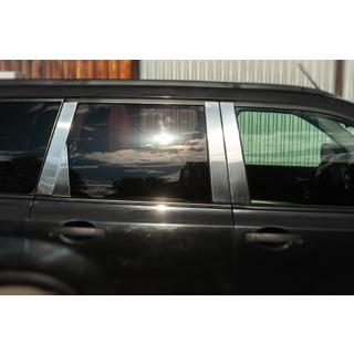 Durvju statņu moldingi (8 gab., nerūsējošais tērauds) Nissan X-trail T31 2007–2014 foto 1