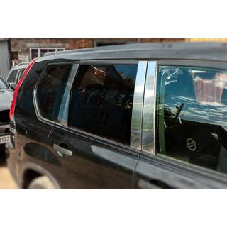 Durvju statņu moldingi (8 gab., nerūsējošais tērauds) Nissan X-trail T31 2007–2014 foto 2