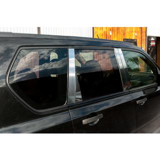 Durvju statņu moldingi (8 gab., nerūsējošais tērauds) Nissan X-trail T31 2007–2014 foto 3