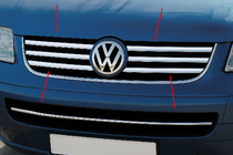 Volkswagen T5 Multivan 2003–2010 Radiatora restes uzlikas (6 gab., nerūsējošais tērauds) foto 1