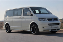 Volkswagen T5 Caravelle 2004–2010 Pilns logu apmales uzlikumu komplekts (14 gab., nerūsējošais tērauds) foto 4