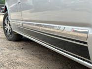 Volkswagen T5 Caravelle 2004–2010 Durvju moldingi (nerūsējošais tērauds, hroms) 1 durvju, garā, OmsaLine – itāļu nerūsējošais tērauds foto 13