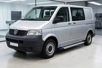 Volkswagen T5 Caravelle 2004–2010 Sānu sliekšņi Maya V2 (2 gab., alumīnijs) Garā riteņu bāze foto 1
