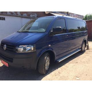 Sānu sliekšņi Maya V2 (2 gab., alumīnijs) Volkswagen T5 Caravelle 2004–2010 foto 2