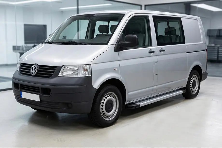 Volkswagen T5 Caravelle 2004–2010 Sānu sliekšņi Maya V2 (2 gab., alumīnijs) Foto 1