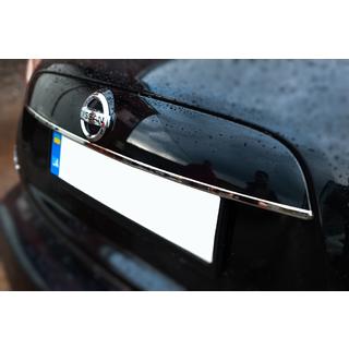 Hroma līste virs numura zīmes (nerūsējošais tērauds) Nissan Juke 2010–2019 foto 3