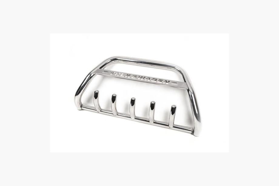 Volkswagen T5 Caravelle 2004–2010 Priekšējais bullbar WT003 (nerūsējošais tērauds) 50 mm, bez uzraksta Foto 4