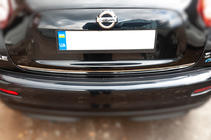 Nissan Juke 2010–2019 Bagāžnieka malas uzlika (nerūsējošā tērauda) OmsaLine – itāļu nerūsējošais tērauds foto 3