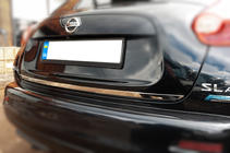 Nissan Juke 2010–2019 Bagāžnieka malas uzlika (nerūsējošā tērauda) OmsaLine – itāļu nerūsējošais tērauds foto 1