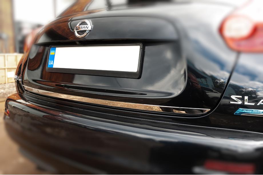 Nissan Juke 2010–2019 Bagāžnieka malas uzlika (nerūsējošā tērauda) OmsaLine – itāļu nerūsējošais tērauds Image