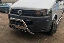 Volkswagen T5 2010–2015 Priekšējais bullbar WT003 (nerūsējošais tērauds) foto 8