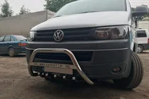 Volkswagen T5 2010–2015 Priekšējais bullbar WT003 (nerūsējošais tērauds) foto 7