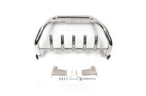 Volkswagen T5 2010–2015 Priekšējais bullbar WT003 (nerūsējošais tērauds) 60 mm, ar uzrakstu foto 3