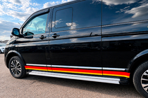 Volkswagen T5 2010–2015 Sānu sliekšņi Maya V2 (2 gab., alumīnijs) Garā riteņu bāze foto 5