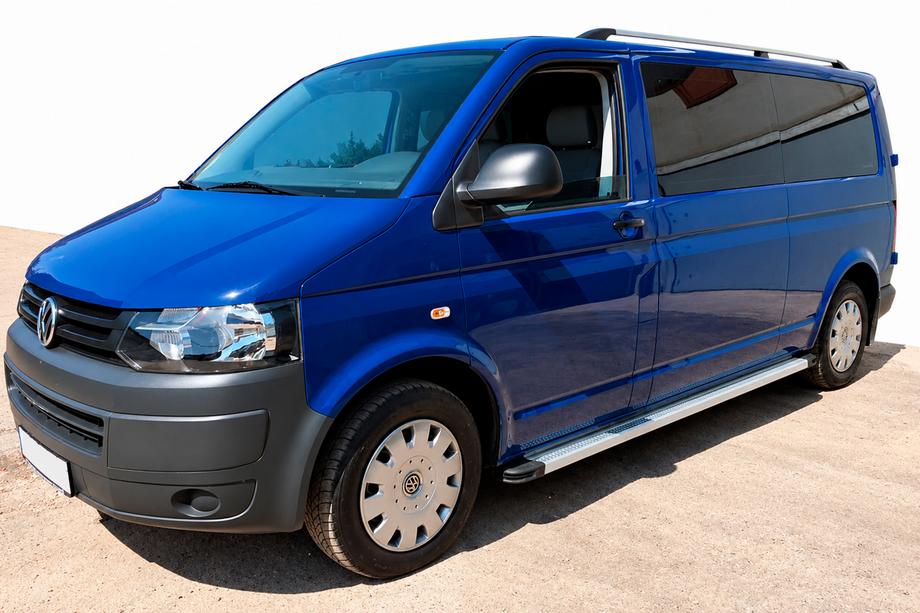 Volkswagen T5 2010–2015 Sānu sliekšņi Maya V2 (2 gab., alumīnijs) Garā riteņu bāze Image