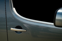 Peugeot Partner Tepee 2008–2018 Logu apdares līstes (2 gab., nerūsējošais tērauds) OmsaLine – itāļu nerūsējošais tērauds foto 4